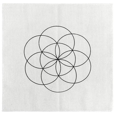 Sacred Geometry Crystal Grid Altar Cloth-Your Soul Place